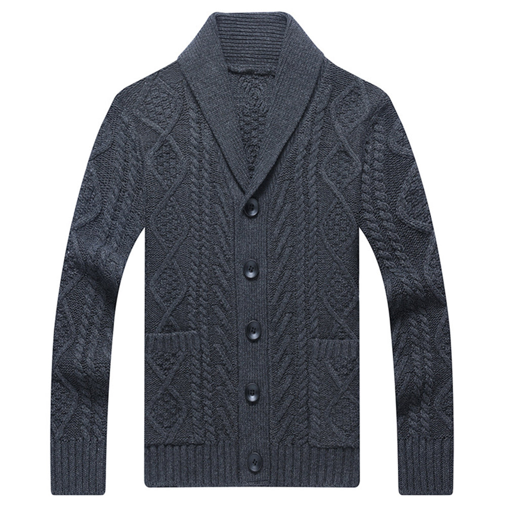 New Men's Fashion Knitted Loose Cardigan