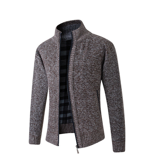 Men's slim knit cardigan