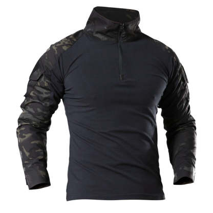 Men's Camo Uniform Tactical Long Sleeve