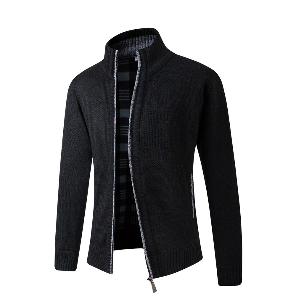 Men's slim knit cardigan