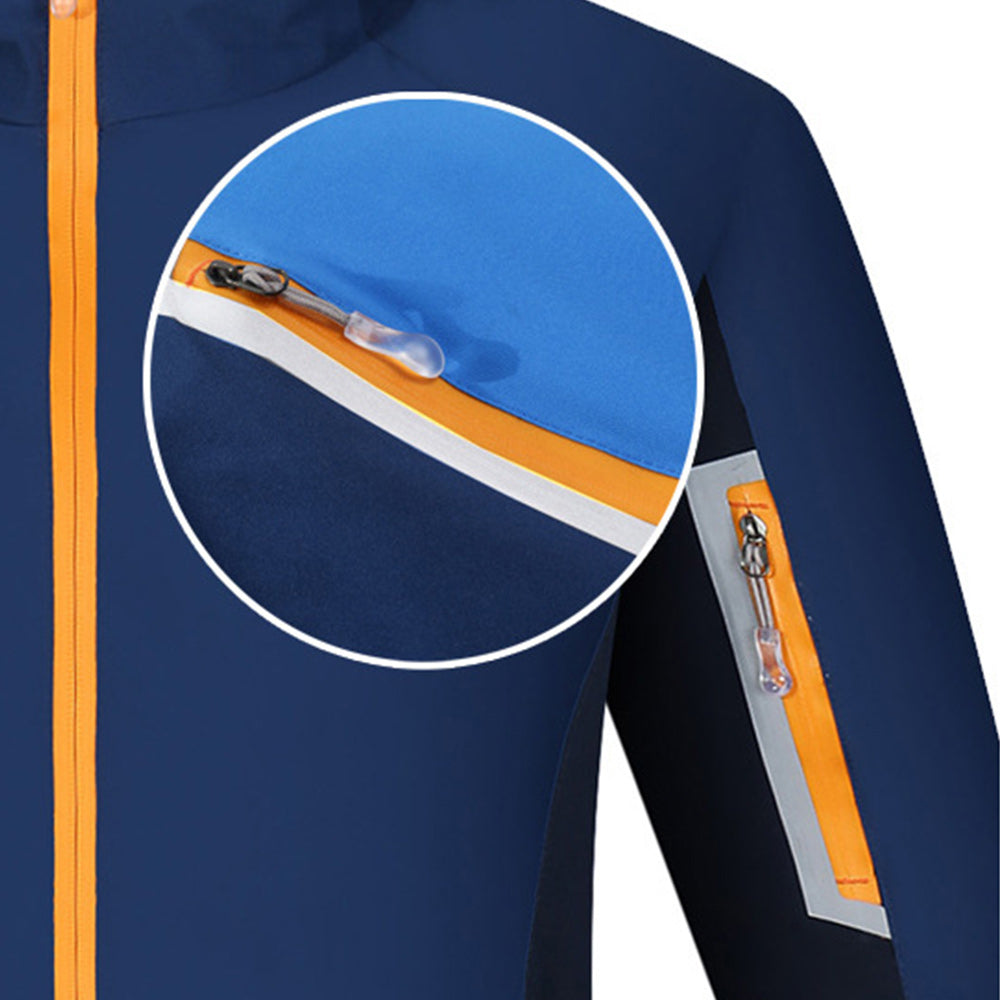Fleece-lined outdoor reflective jacket