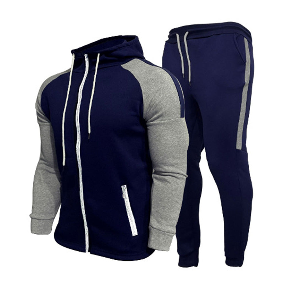 Autumn new three-color men's sports and leisure suit