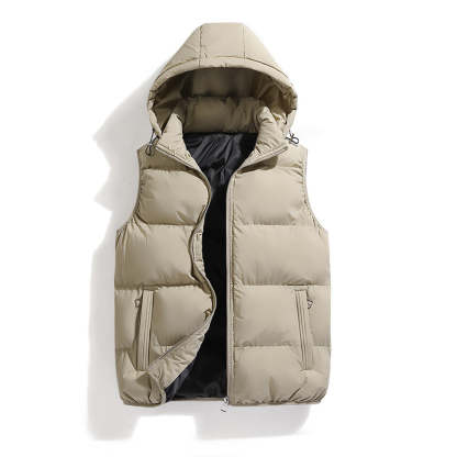 Men's Hooded Cotton Tank Top