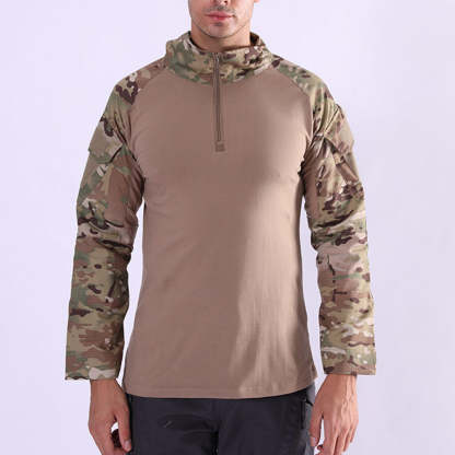 Men's Camo Uniform Tactical Long Sleeve