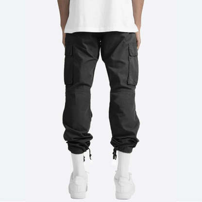 Men's Drawstring Multi Pocket Cargo Pants