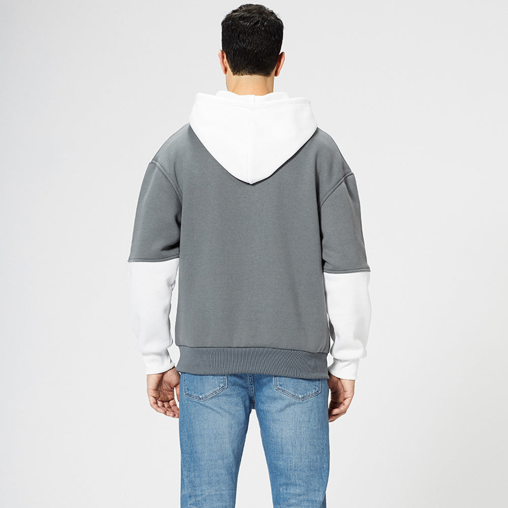 New Fashion Colorblock Men's Trendy Hoodie