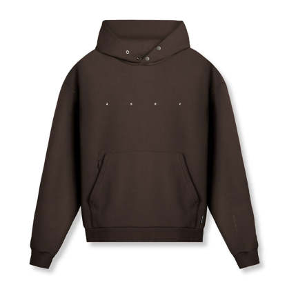 Men's Loose Letter Print Hooded Casual Sweatshirt