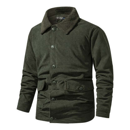 Men's Corduroy Sherlock Lapel Loose Jacket