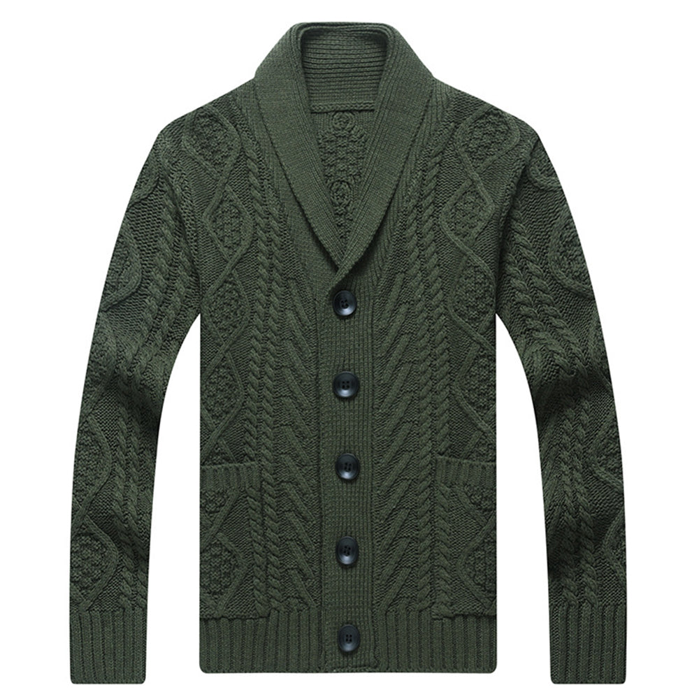 New Men's Fashion Knitted Loose Cardigan
