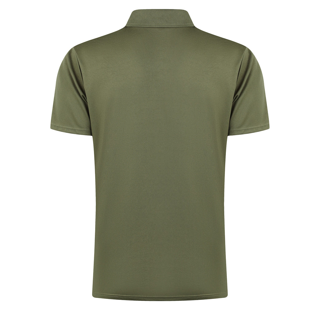 Summer men's polo shirt solid color short-sleeved lapel t-shirt