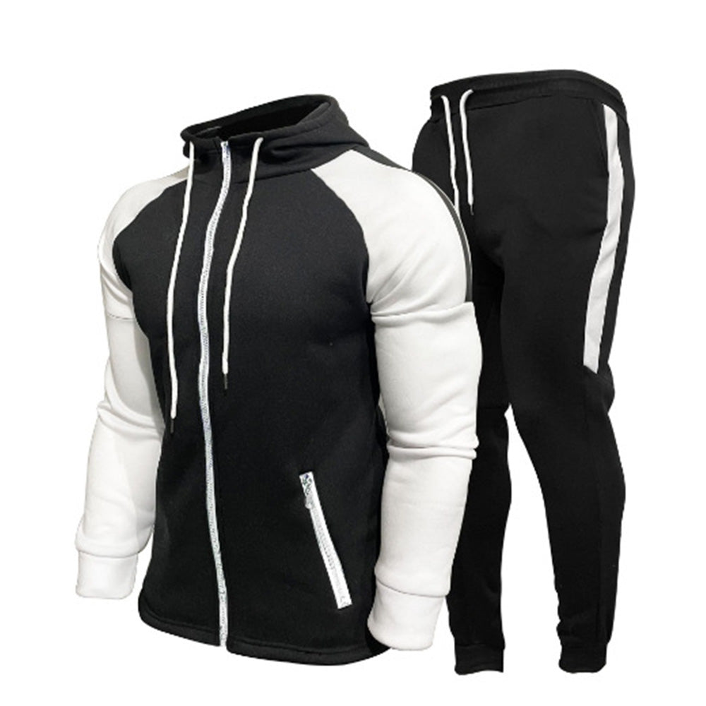 Autumn new three-color men's sports and leisure suit