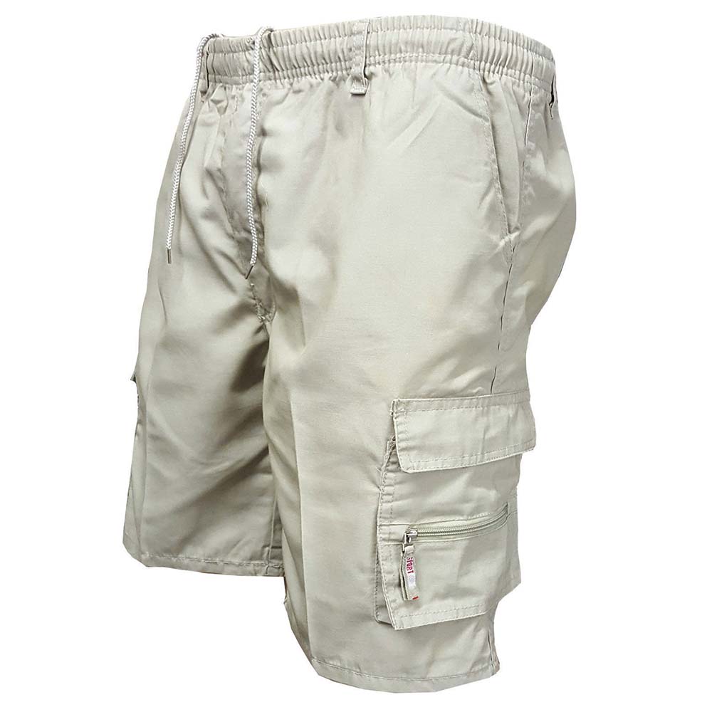 Men Cargo Shorts Casual Summer Drawstring Classic Stretch Short Pants with Pockets