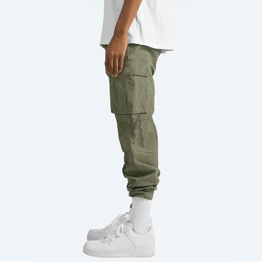 Men's Drawstring Multi Pocket Cargo Pants