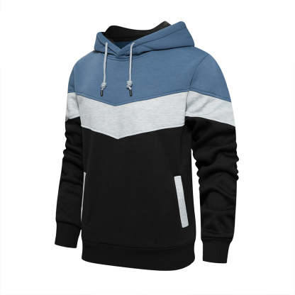 Couple's Fashion Colorblock Fleece Sweatshirt