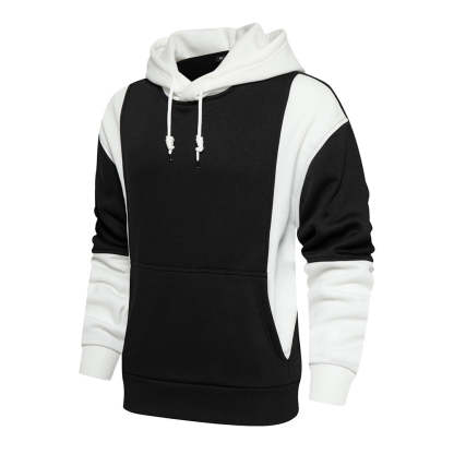 New Fashion Colorblock Men's Trendy Hoodie