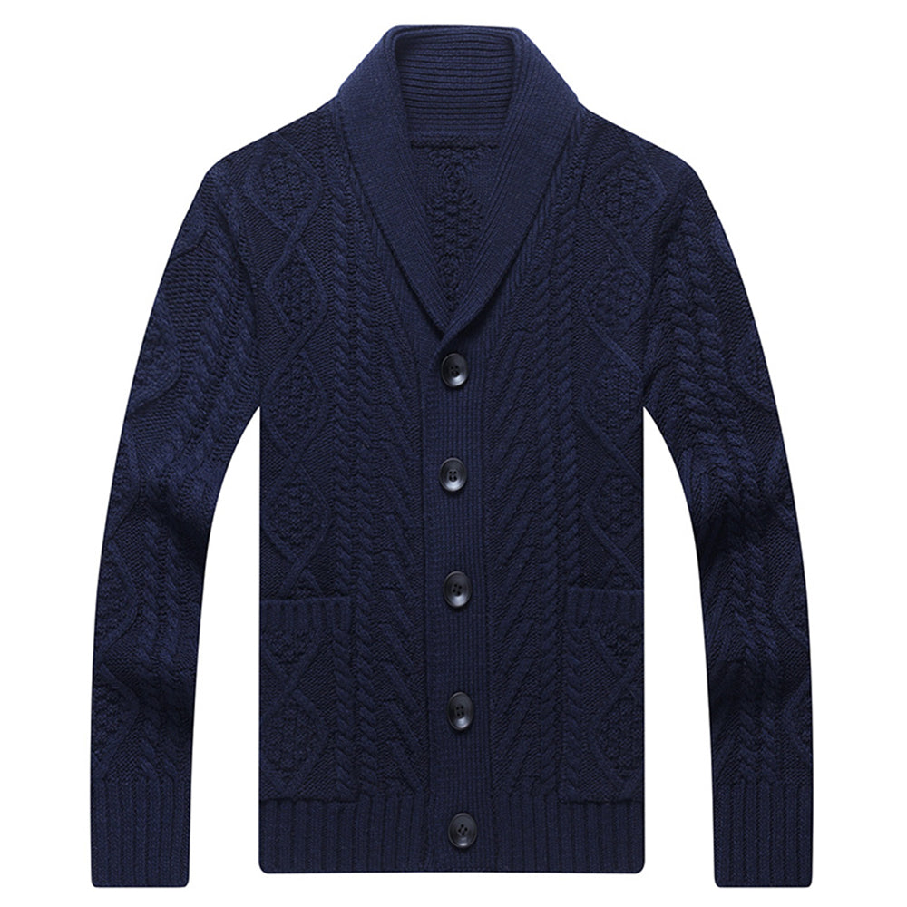 New Men's Fashion Knitted Loose Cardigan
