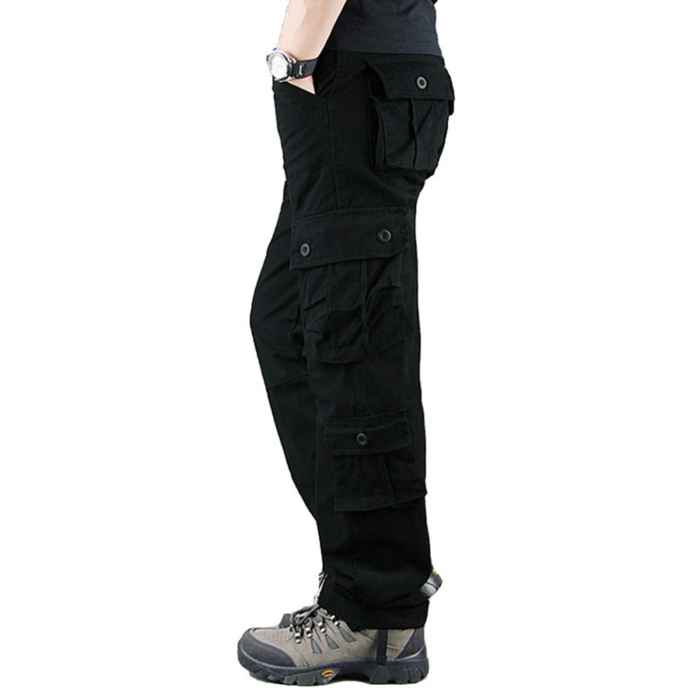 Men's Straight Casual Loose Cargo Pants